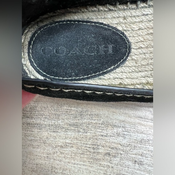 Coach Espadrilles Rae Black Size 9.5 - Picture 6 of 7